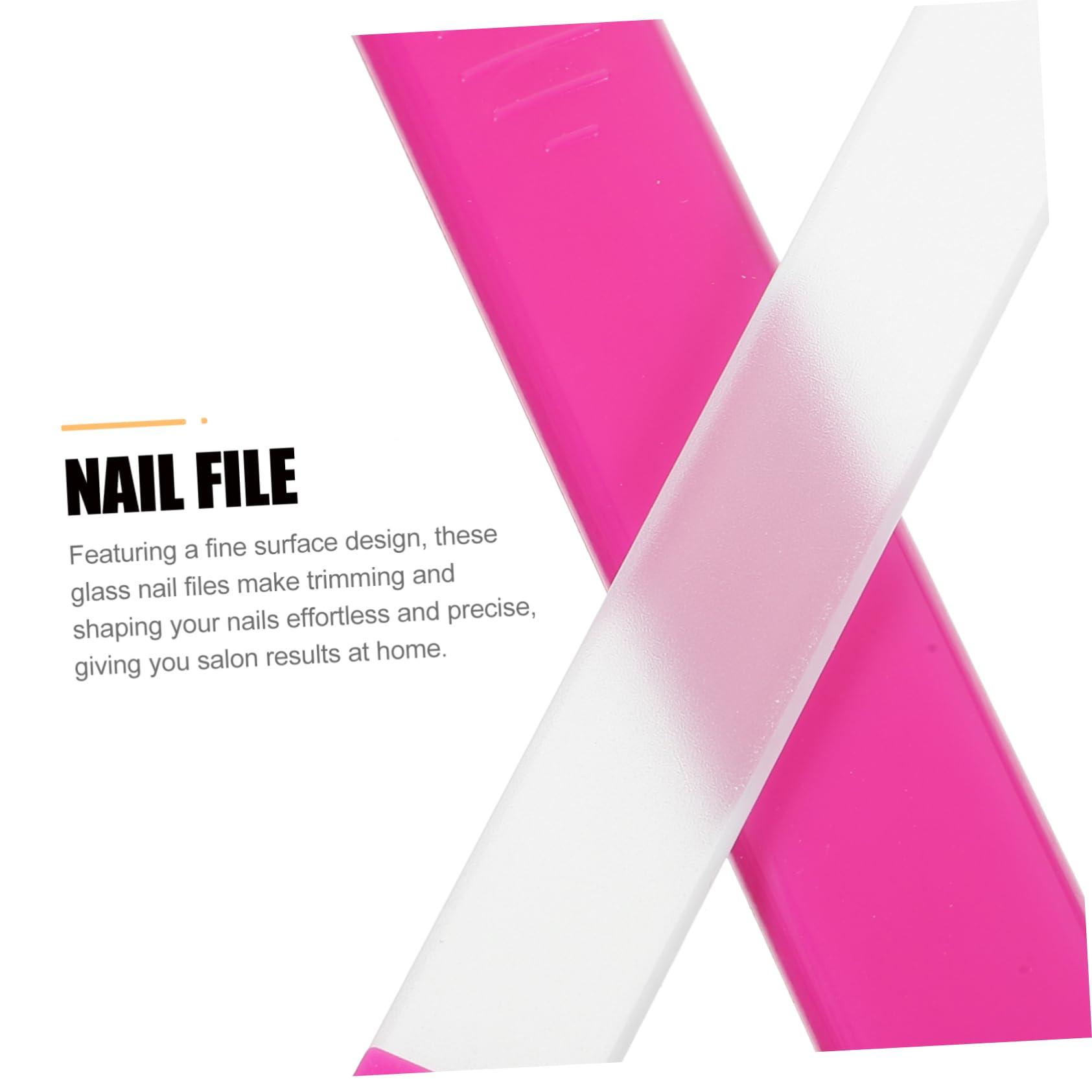 ASAKKURA ASAKKURA 6pcs Glass Nail File Manicure Tool Manicure Nail Files Nail File for Fingernail Nail Trimming Files Portable Nail Files Travel Nail Files Small Nail Files Pedicure Tool Nano Glass