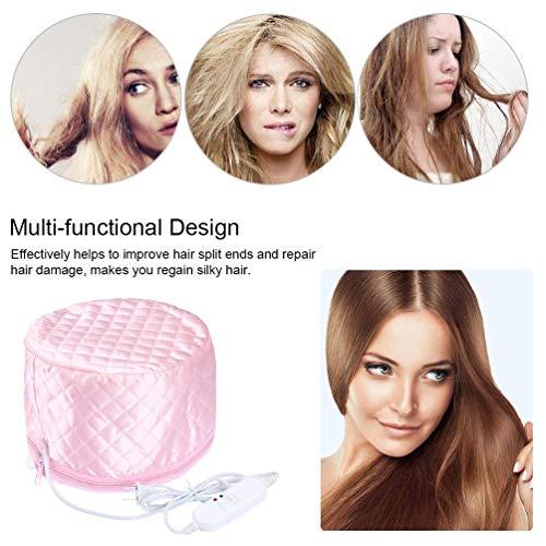 Mangold 110V Hair Care Hat,Hair SPA Cap,Electric Hair Cap Thermal Cap For Hair Spa Home,Nourishing Care Hat with 3 Mode Temperature Control