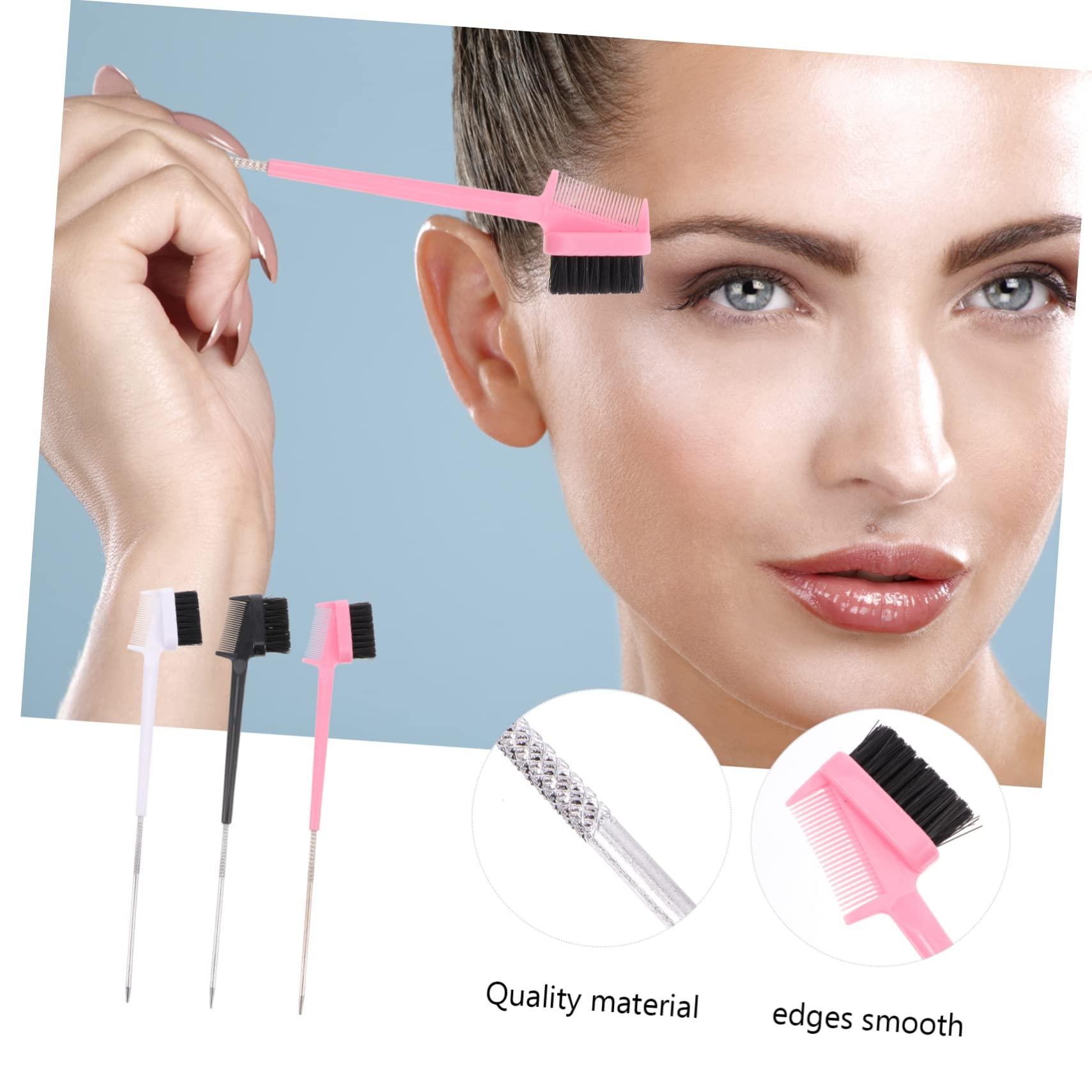 NOLITOY NOLITOY Eyebrow Brush Eyelash Brush 3-Piece Set Double-Ended for Shaping Cleaning