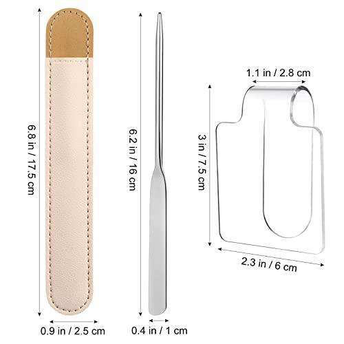Beaupretty Palette Makeup Spatula Makeup Board Makeup Plate Makeup Mixing Tray for Foundations Clear Mixing Tray Makeup Tray Makeup Tool