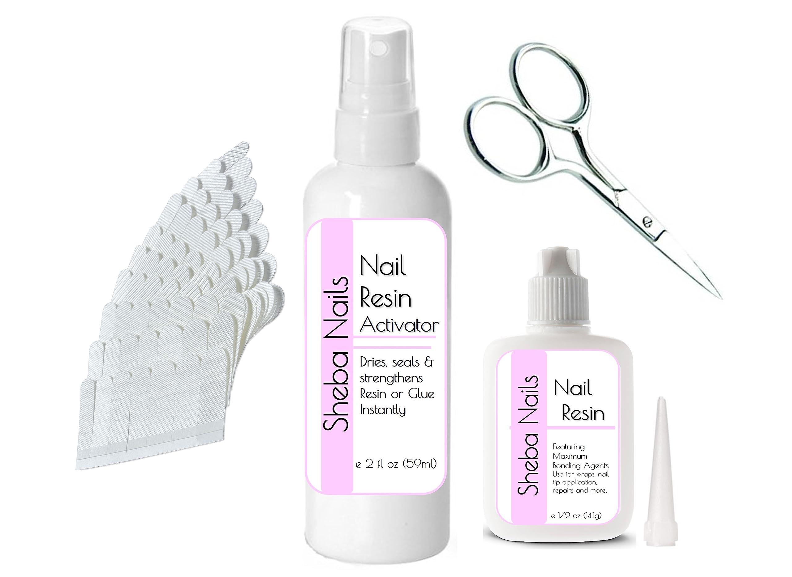 Sheba Nails SHEBA NAILS Precut Fiberglass Nail Wrap Starter Kit