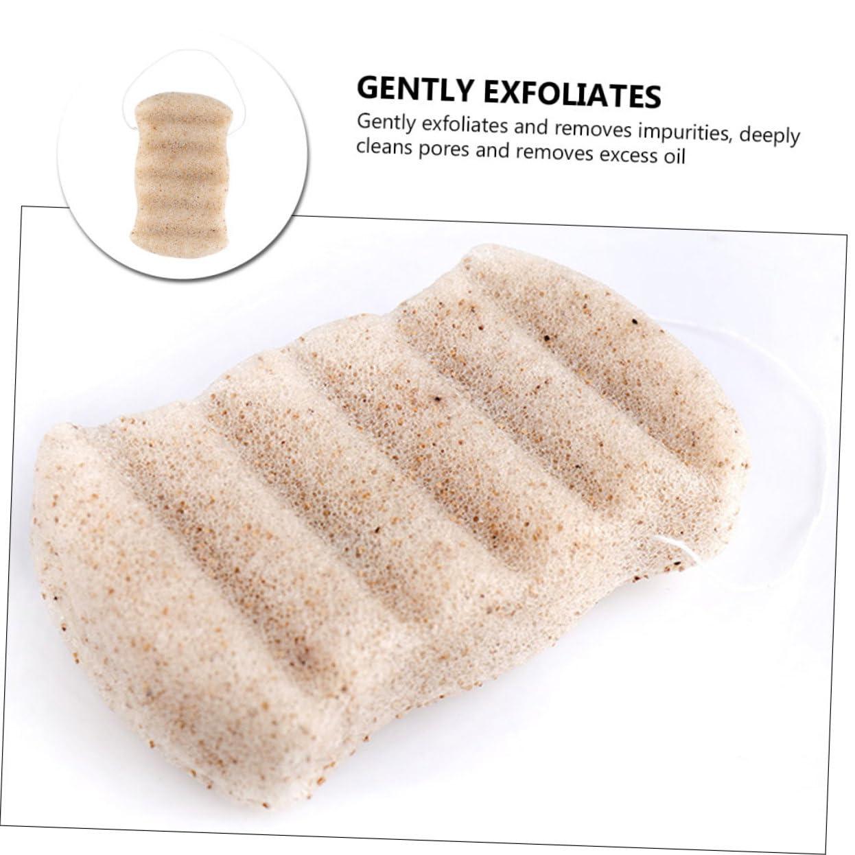 Beavorty Beavorty 1pc Bath Cotton Cleaning Sponges Powder Puffs Facial Sponges Facial Tools Bath Sponge Duster Seep Damp Skin Care Tools Face Wash Cosmetics Pads Facial Cleaning Sponge Gum