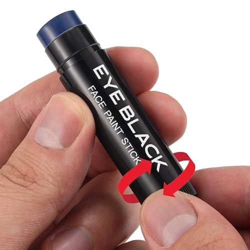 CCbeauty CCBeauty Blue Eye Black Stick for Multi Sports, Anti-Glare Eye Black For Baseball Football Softball Lacrosse, Water-Proof Eye Black Grease Paint For Athletes & fans