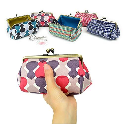 ??? Inokichi Hand Printed, Tawara style Cosmetic Pouch, Coin Pouch, Gamaguchi Cosmetic Pouch, Japanese Pattern, Japanese Modern, Artisan Hand Print, Kyoto, Made in Japan, Auspicious Pattern, Auspicious Pattern, Lattice, koshi - pink,