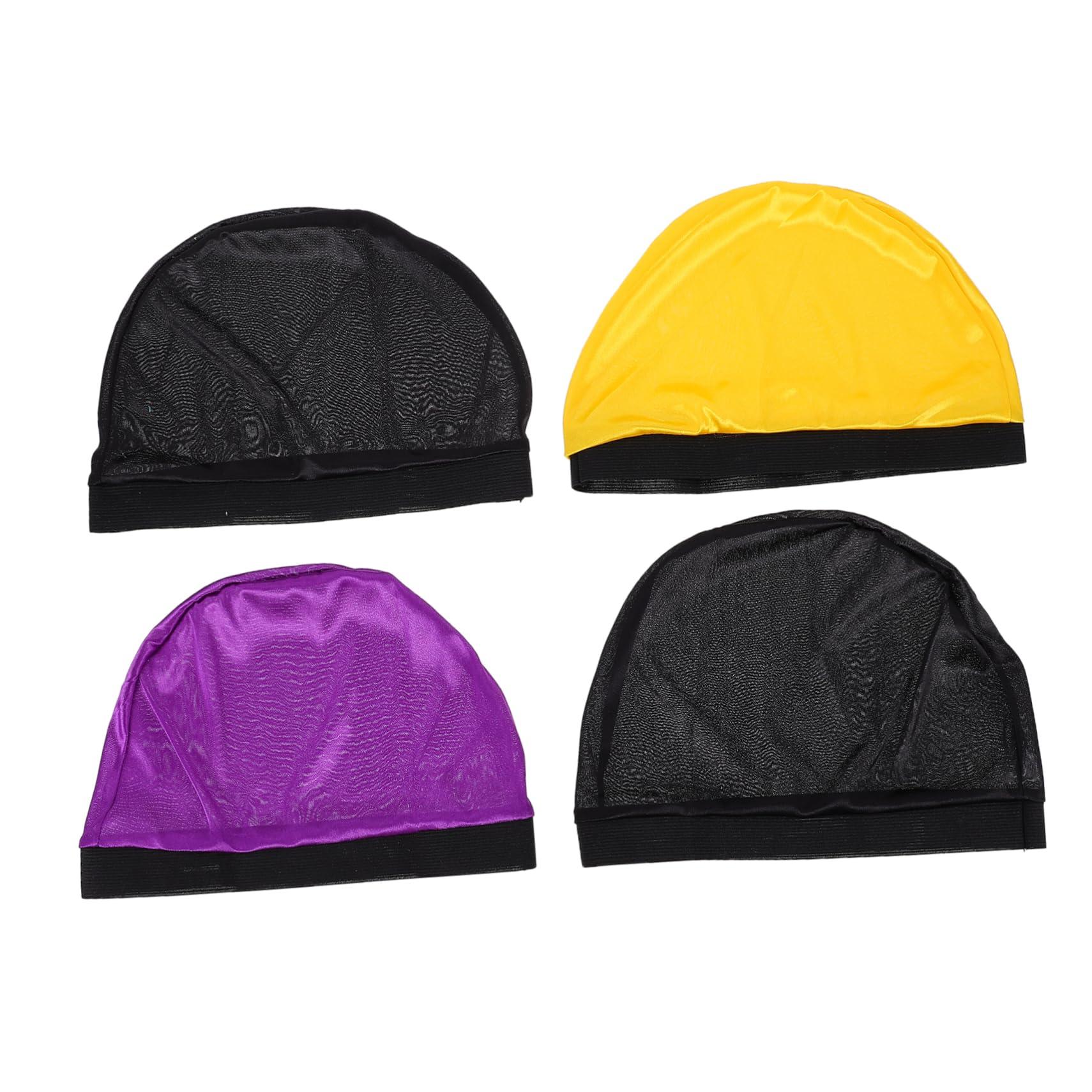 Beavorty Beavorty Elastic Wave Caps for Men Unisex Wig Liner Hat Comfortable Stretch Dome Cap