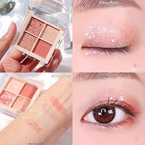 Twinkle Pop Twinkle Pop Pearl Flex Glitter Eye Palette #1 Hey Rose, 4.5g