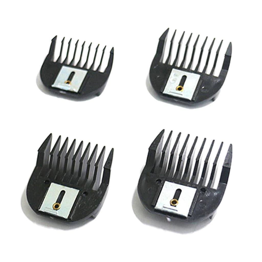 Jojomis Jojomis 4Pcs 3/6/9 / 12mm Hair Clipper Limit Guide Replace Comb Size