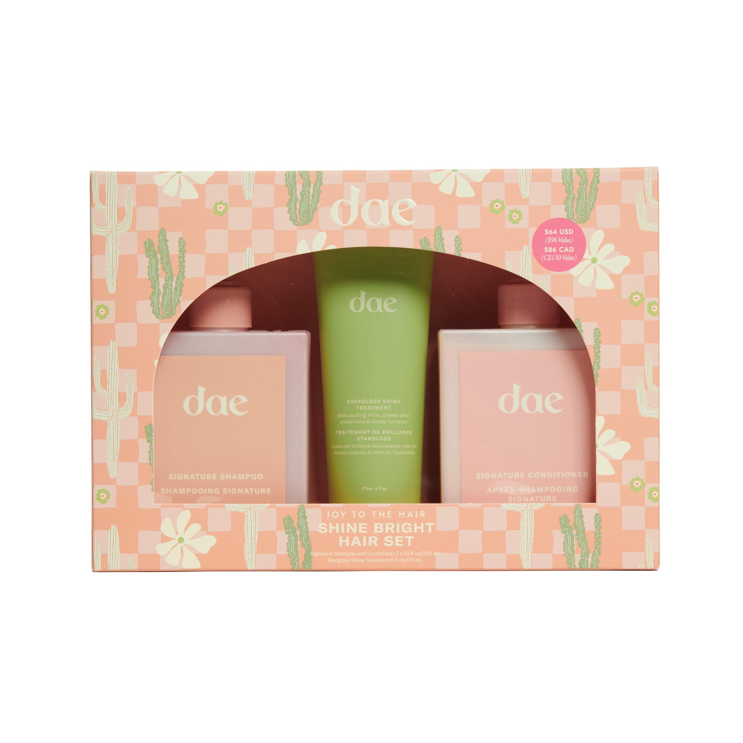 DAE dae Hair Shine Bright Set (Signature Shampoo, Signature Conditioner & Stargloss Treatment)