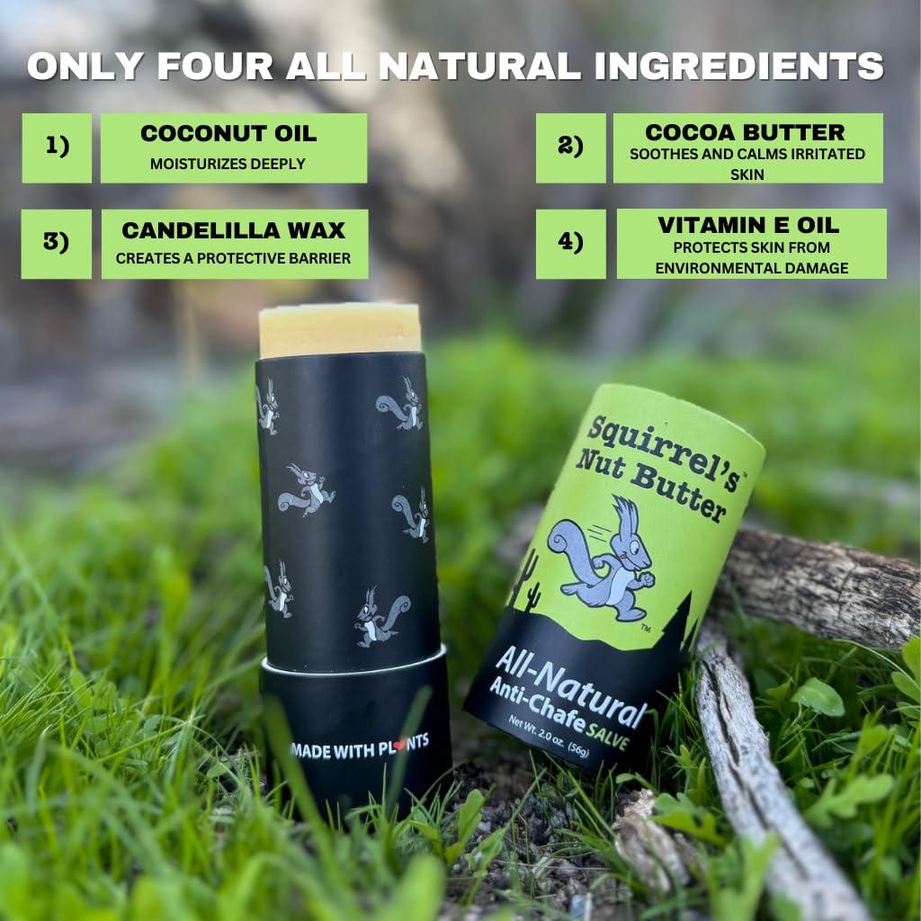 Squirrel's Nut Butter Squirrel's Nut Butter All Natural Anti-Chafe Compostable Tube