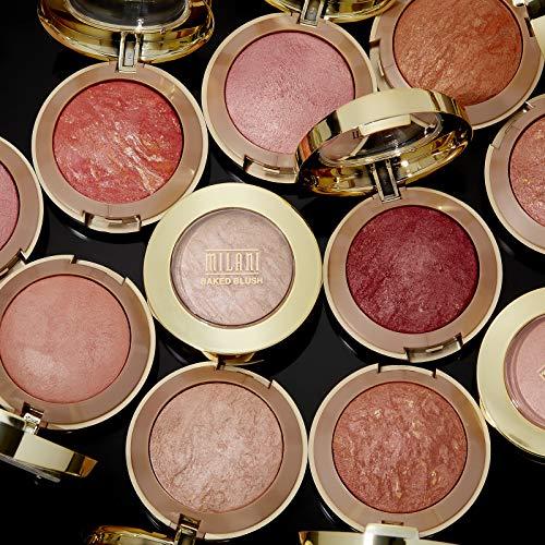 Milani Milani Baked Blush - Corallina (0.12 Ounce) Cruelty-Free Powder Blush - Shape, Contour & Highlight Face for a Shimmery or Matte Finish
