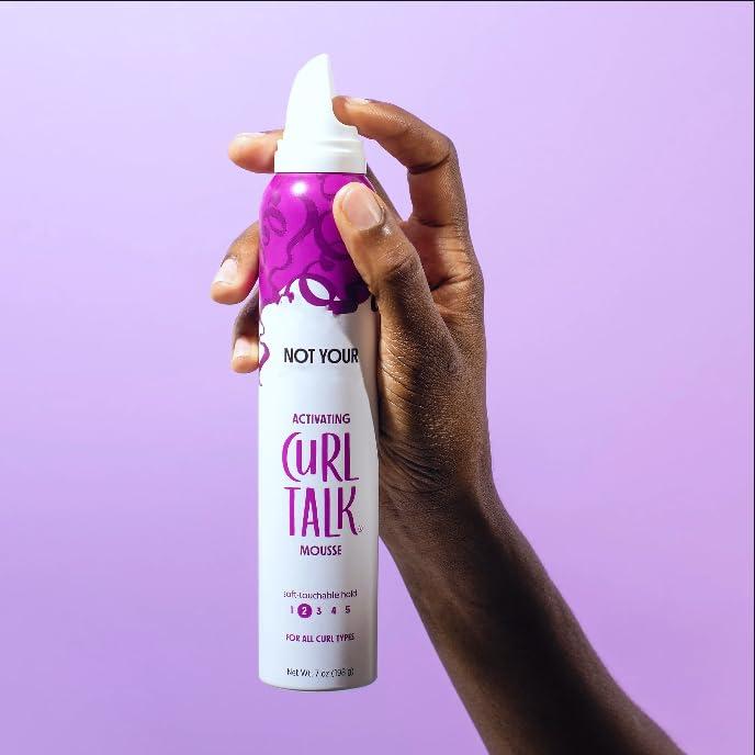 Brand_not_Mother Curl Talk Curl Activating Hair Mousse for Lightweight Hold from_' ' , 7 oz