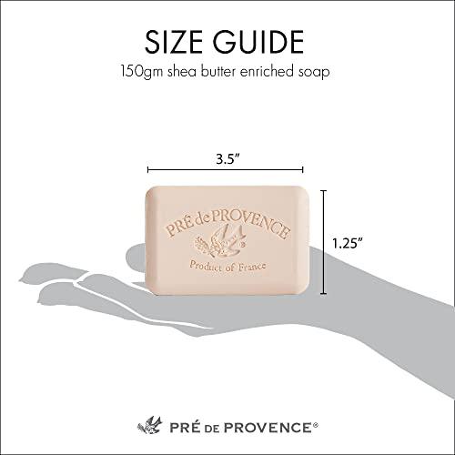 Pre de Provence Pre de Provence Artisanal Soap Bar, Natural French Skincare, Enriched with Organic Shea Butter, Quad Milled for Rich, Smooth & Moisturizing Lather, Raspberry, 5.3 Ounce