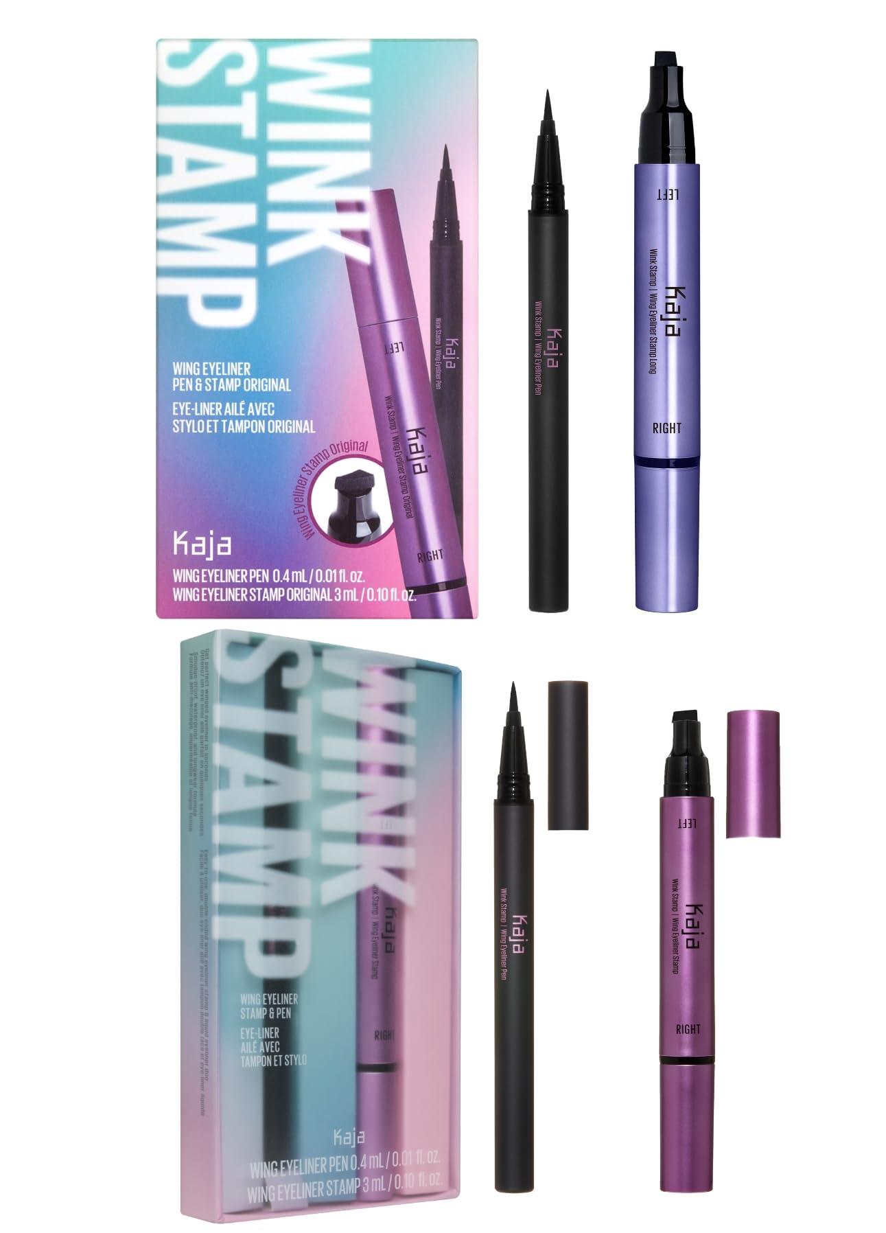 Kaja Kaja Winged Eyeliner & Pen - Wink Stamp + Wink Stamp Wing Eyeliner Pen & Stamp Long Bundle