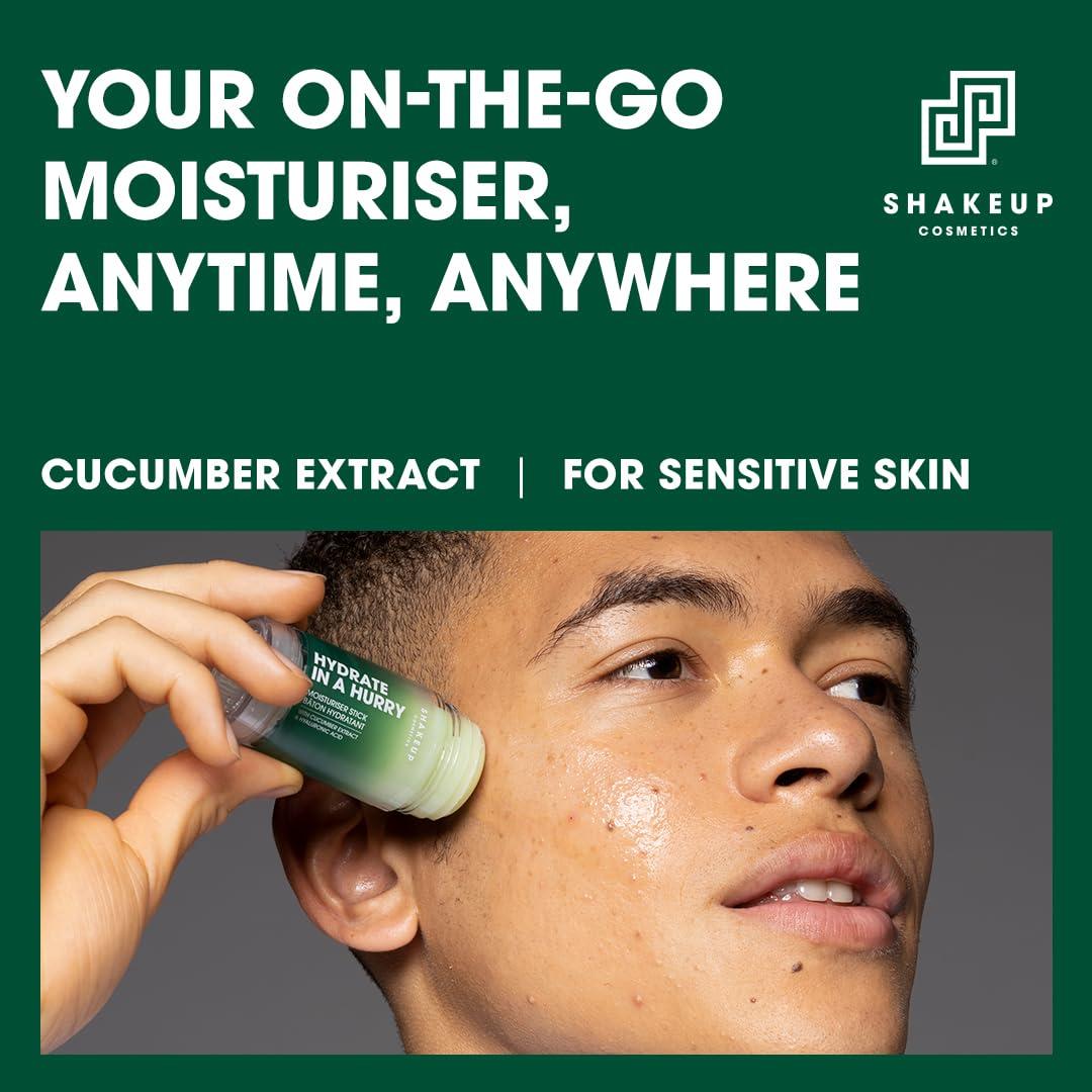 Shakeup Cosmetics Shakeup - 4-Piece Clear Skin Kit, Mens Skincare Gift Set, Targets Blemishes, Daily Face Wash, Clarifying Toner, Purifying Mask & Moisturiser Stick