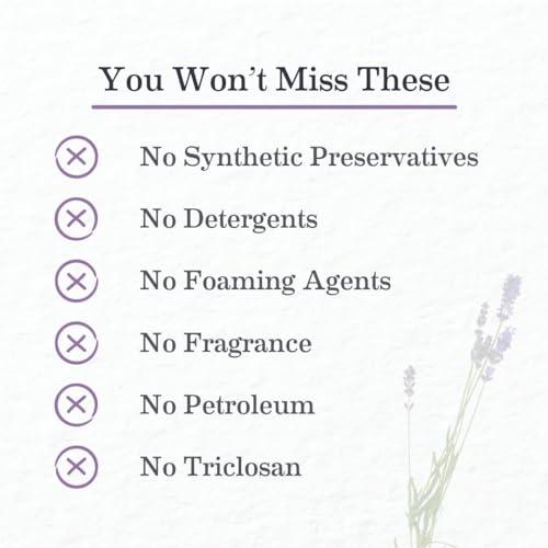 Earth Mama Earth Mama Calming Lavender Baby Wash Liquid Foaming Hand Soap, Organic All-Purpose Lavender Body Wash for Sensitive Skin, Castile Soap with Coconut Oil, Shea Butter, Calendula, & Aloe, 5.3 Fl Oz