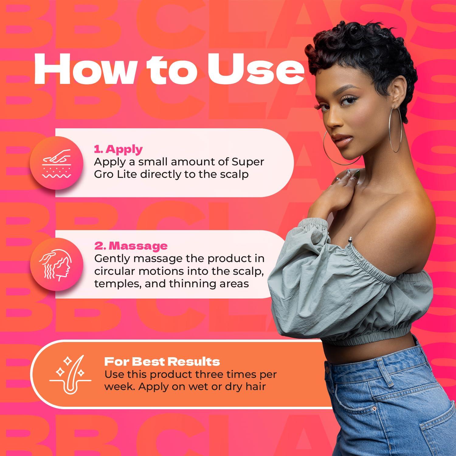 Bronner Bros Bronner Brothers Super Gro Extra Lite Double Strength, 6 oz