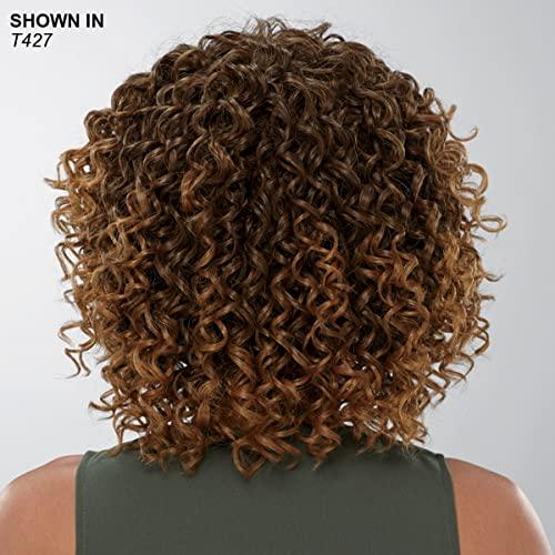 Especially Yours Makena Wig by Especially Yours® - Human Hair Blend Wig with Voluminous Layers of Natural-Looking, Bouncy Spiral Curls / Runway Shades of Black and Brown