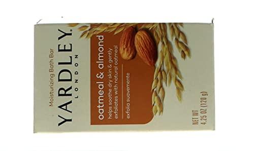 Yardley Yardley London Oatmeal and Almond Naturally Moisturizing Bath Bar, 4.0 oz. (Pack of 10)