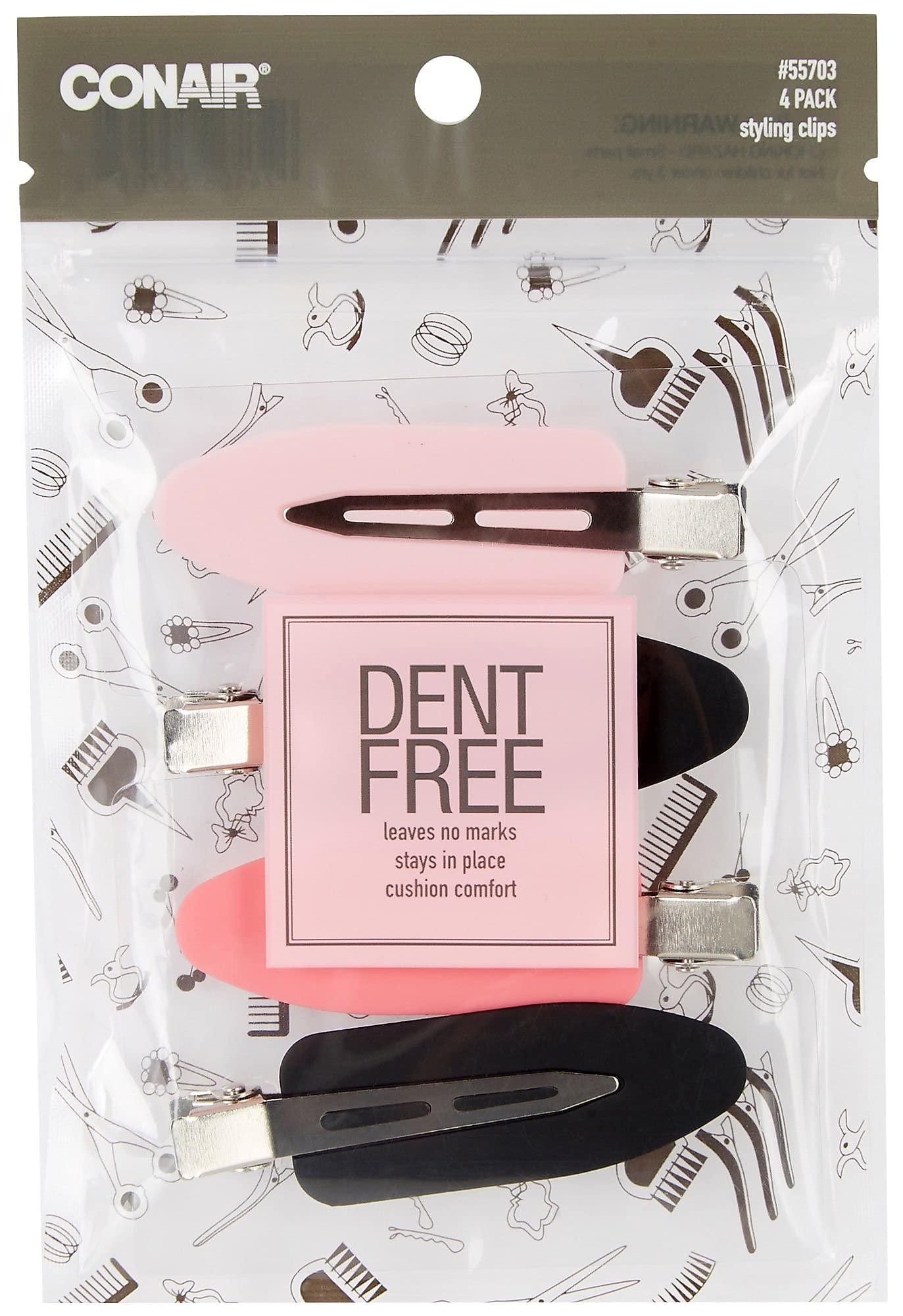 Conair Conair Dent Free Hair Styling Clips, 4 Ct