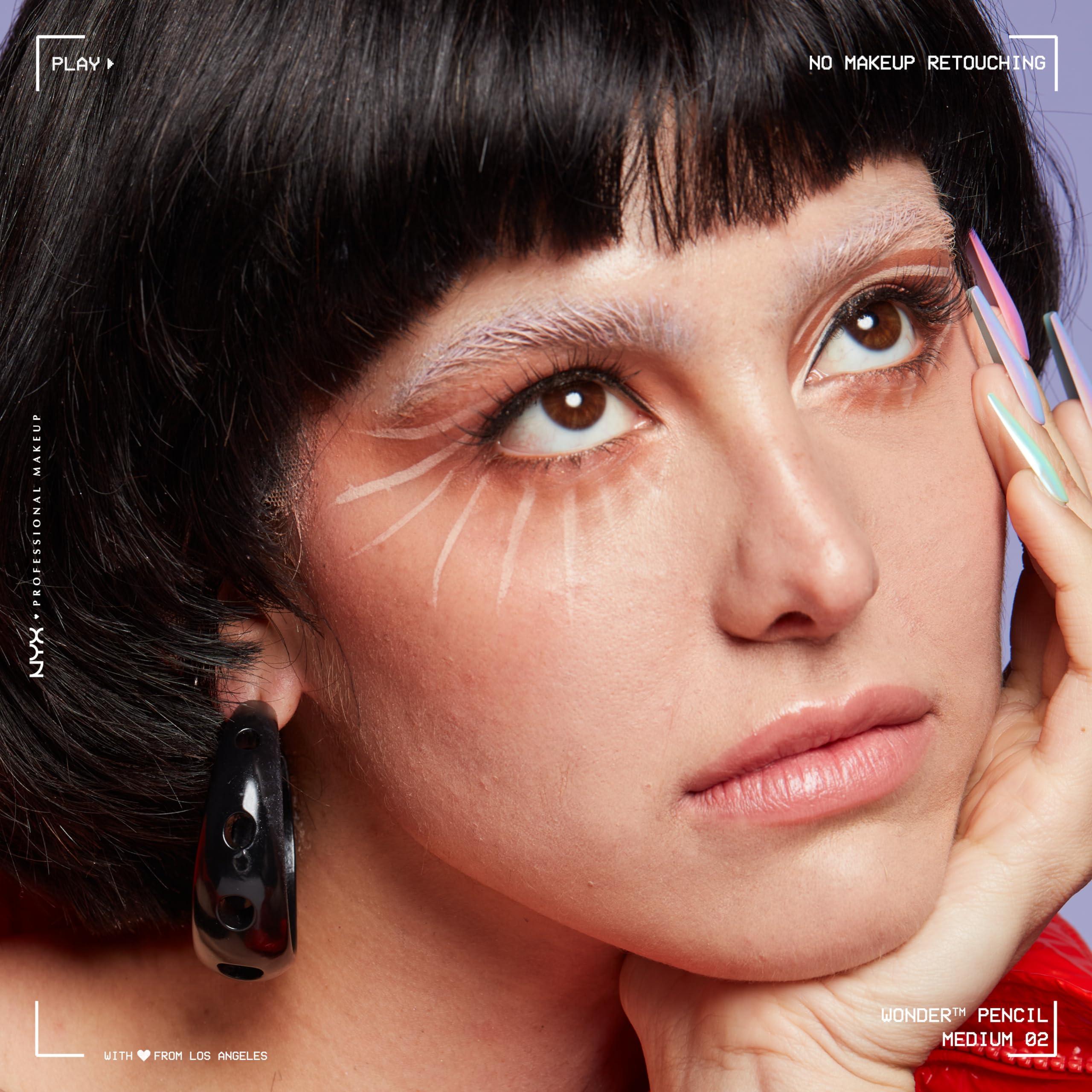 NYX PROFESSIONAL MAKEUP NYX PROFESSIONAL MAKEUP Wonder Pencil, Multi-Use Micro Highlighter & Concealer Stick - Medium