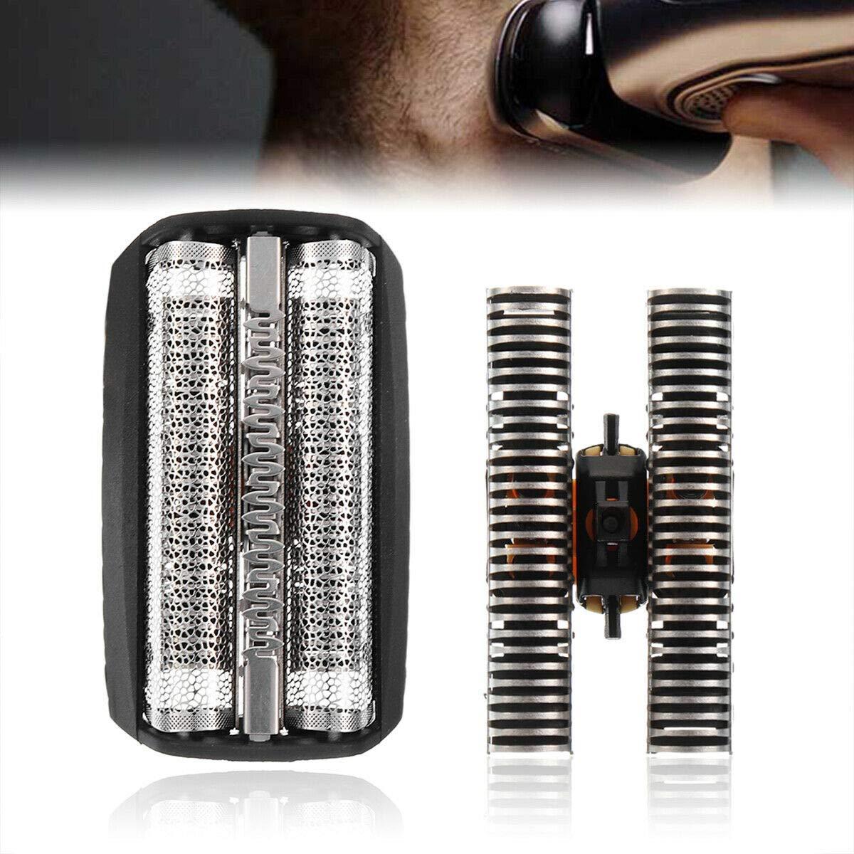 USonline911 Shaver Foil&Cutter w/Rozor Shaver Oil+ Clean Brush for Braun 31S 31B 5000 6000 Series 3 350 360 380 5612 5770 6520