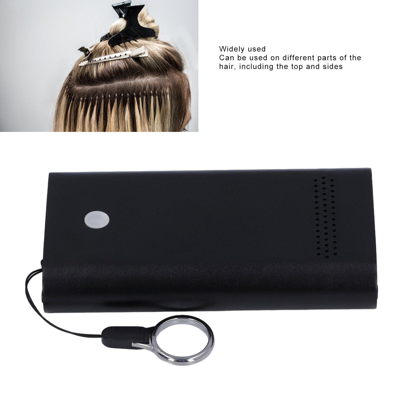 Zunate Hair Extension V Light, V Light Extensions Kit V Light Hair Extension Machine, V Light Hair Extensions Lamp, Rechargeable Portable Extension Lamp for Home Salon, Fast Curing Wig