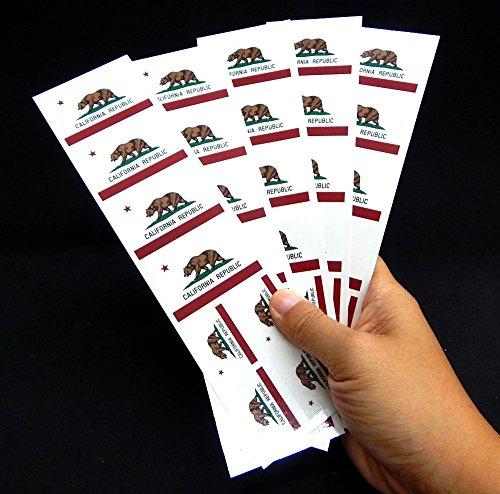 PremiumTT temporary tattoos 40 Tattoos: California Republic State Flag, Party Favors