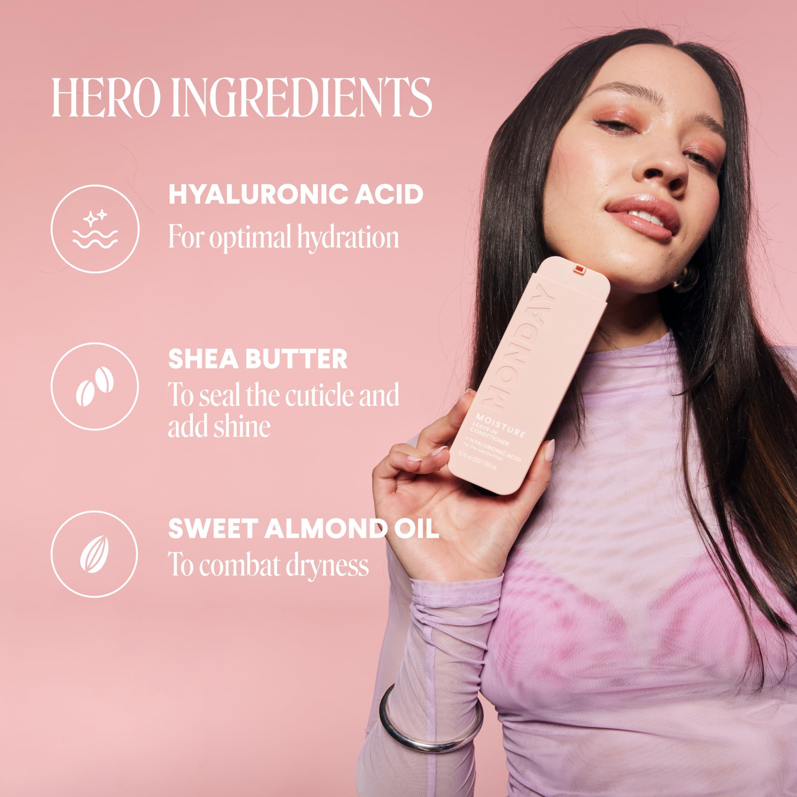 MONDAY HAIRCARE MONDAY HAIRCARE Moisture Leave-in Conditioner 5 Oz Dual Pack