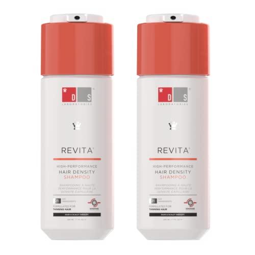 DS LABORATORIES DS Laboratories Revita Shampoo and Conditioner Set, Hair Thickening Shampoo and Conditioner to Support Hair Growth, Sulfate Free Shampoo and Conditioner with Biotin, Caffeine & DHT Blocker, Hair Care