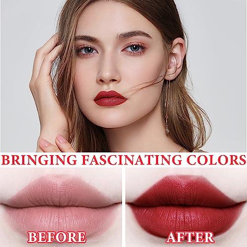 WENJLYJ WENJLYJ Peel Off Lip Stain Lip Tint,Tattoo Magic Color Lip Gloss,Waterproof Long Lasting Non Stick Cup Tear Off Liquid Lipstick Non Smudging Matte Pigmented Lip Gloss for Women Girls03