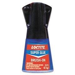 Loctite (3 Pack Value Bundle) LOC1365734 Super Glue Brush On, 0.17 oz, Clear