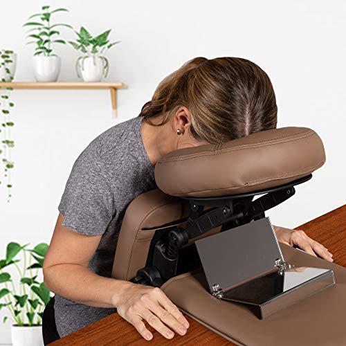 EARTHLITE EARTHLITE Adjustable Face Down Mirror - Supports Vitrectomy, Retinal Detachment & Macular Hole Recovery, Silver, Standard