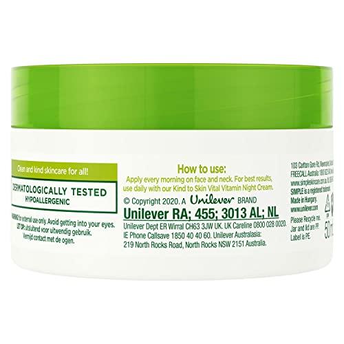 Simple 6 x Simple Kind to Skin Vital Vitamin Day Cream SPF15 UVA/UVB 50ml