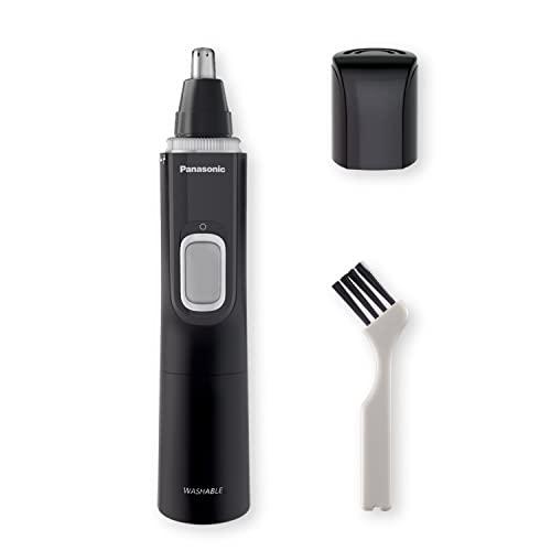 Panasonic Panasonic Ear and Nose Hair Trimmer for Men with Vacuum Cleaning System, Powerful Motor and Dual-Edge Blades for Smoother Cutting, Wet/Dry ER-GN70-K (Black)