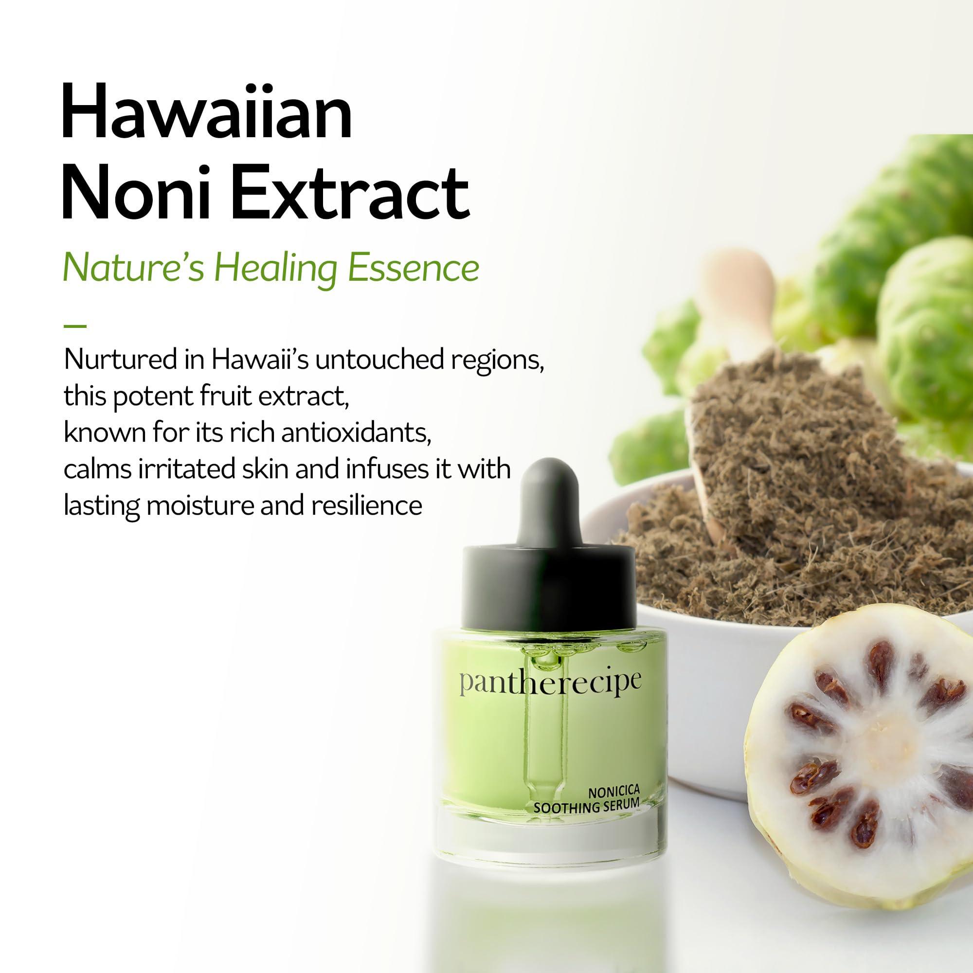 PESTLO PESTLE + ROAD PESTLO Pantherecipe Nonicica Soothing Serum 1.01 fl oz 30ml - Korean Skincare for All Skin Type, Soothing, Nourishing, Pore Tightening, Sebum Control