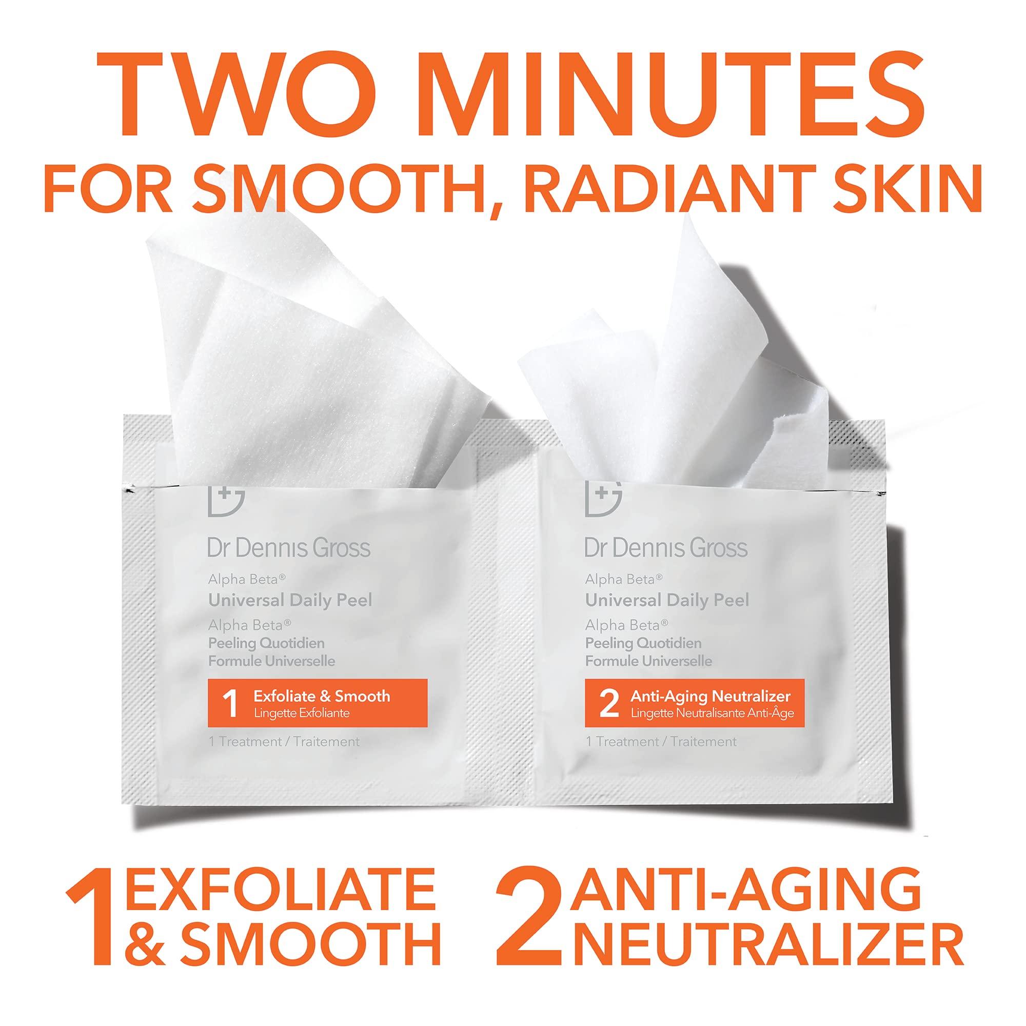 Dr Dennis Gross Alpha Beta Universal Daily Peel by Dr. Dennis Gross for Unisex - 60 Pc Pads