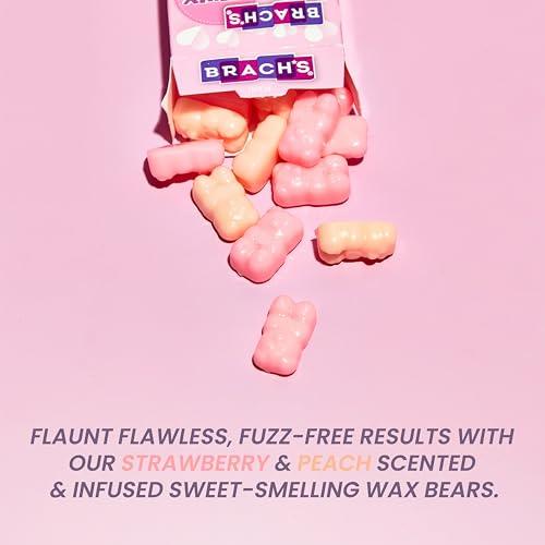 Salon Perfect Sliick Gummy Bears Hard Wax Beads for Hair Removal - Stripless Waxing Beads for Face & Body, and All Hair & Skin Types, 8 oz