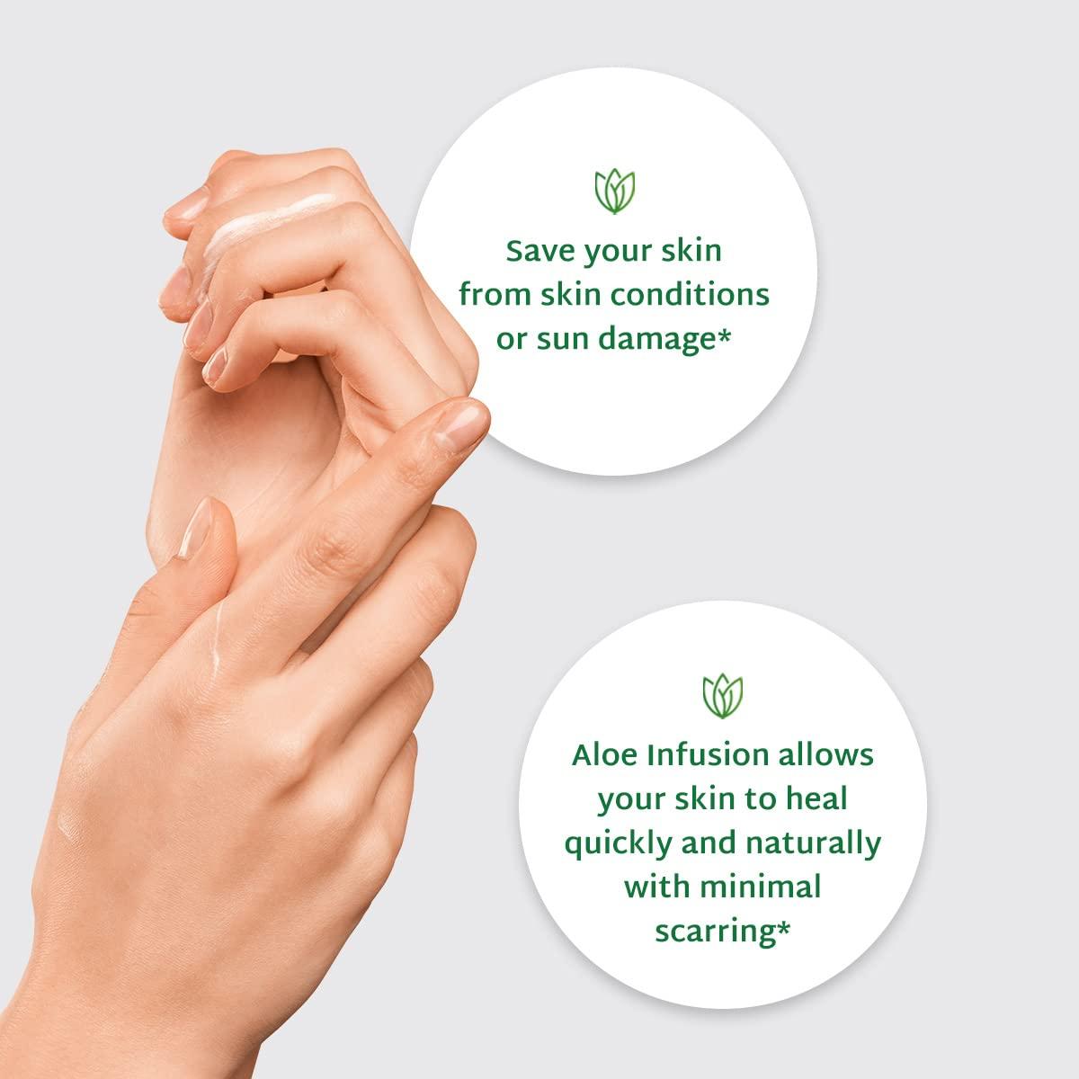 Aloe Infusion Aloe Infusion Organic Aloe Vera Gel - Deeply Hydrating, Skin Nourishing After Sun Skin Care for Face, Body and Hair - Sunburn, Redness and Itchy Skin Relief - USA-Tested - 16 Oz