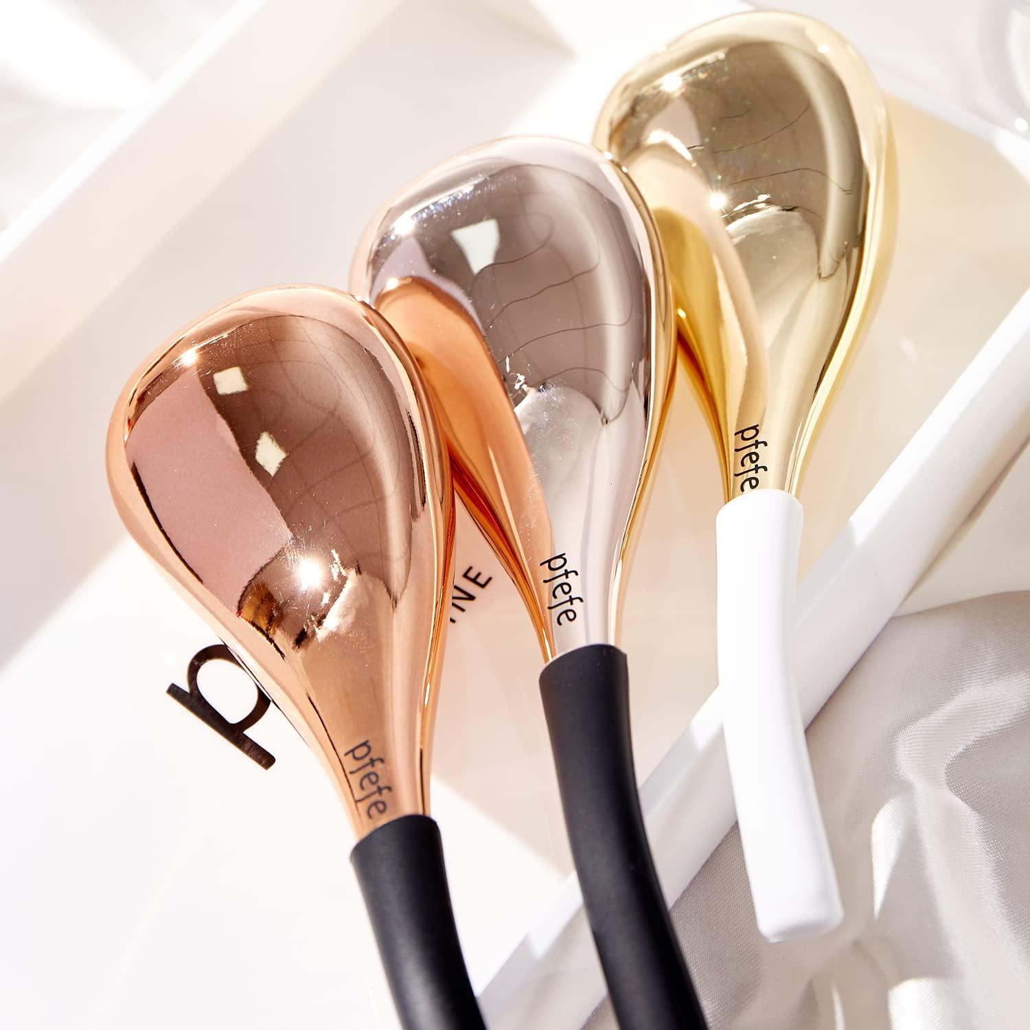 pfefe Pfefe Cryo Sticks for Face, Ice Globes Cryo Globes for Facials, Esthetician Supplies Gifts, Unbreakable Stainless Steel Ice Roller Cooling Spa Balls with Storage Case