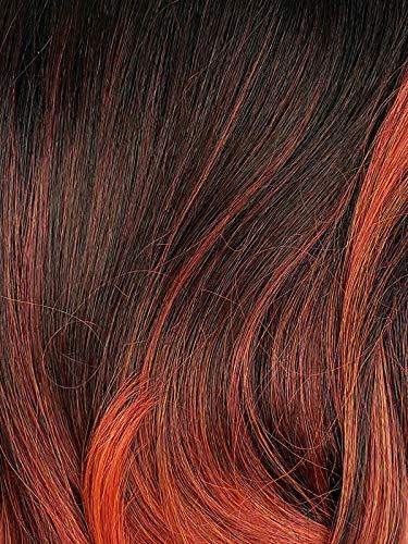Zury Zury SiS Synthetic 13x4 Free Part Swiss Lace Front Wig - H BRIT (3TF ORANGE)