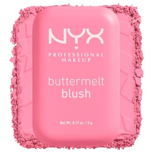 NYX PROFESSIONAL MAKEUP NYX PROFESSIONAL MAKEUP Buttermelt Powder Blush, Fade and Transfer-Resistant Blush, Up to 12HR Make Up Wear, Vegan Formula - Butta Together