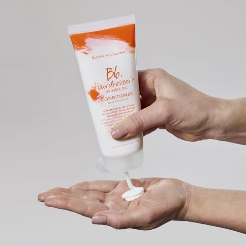 Bumble and bumble Bumble and bumble. Hairdresser's Invisible Oil Hydrating Conditioner | Hydrating, Anti Frizz, Shine, Color Safe | Curly, Wavy, Straight | With Argan Oil, Coconut Oil + Grapeseed Oil, Mini, 2 Fl Oz