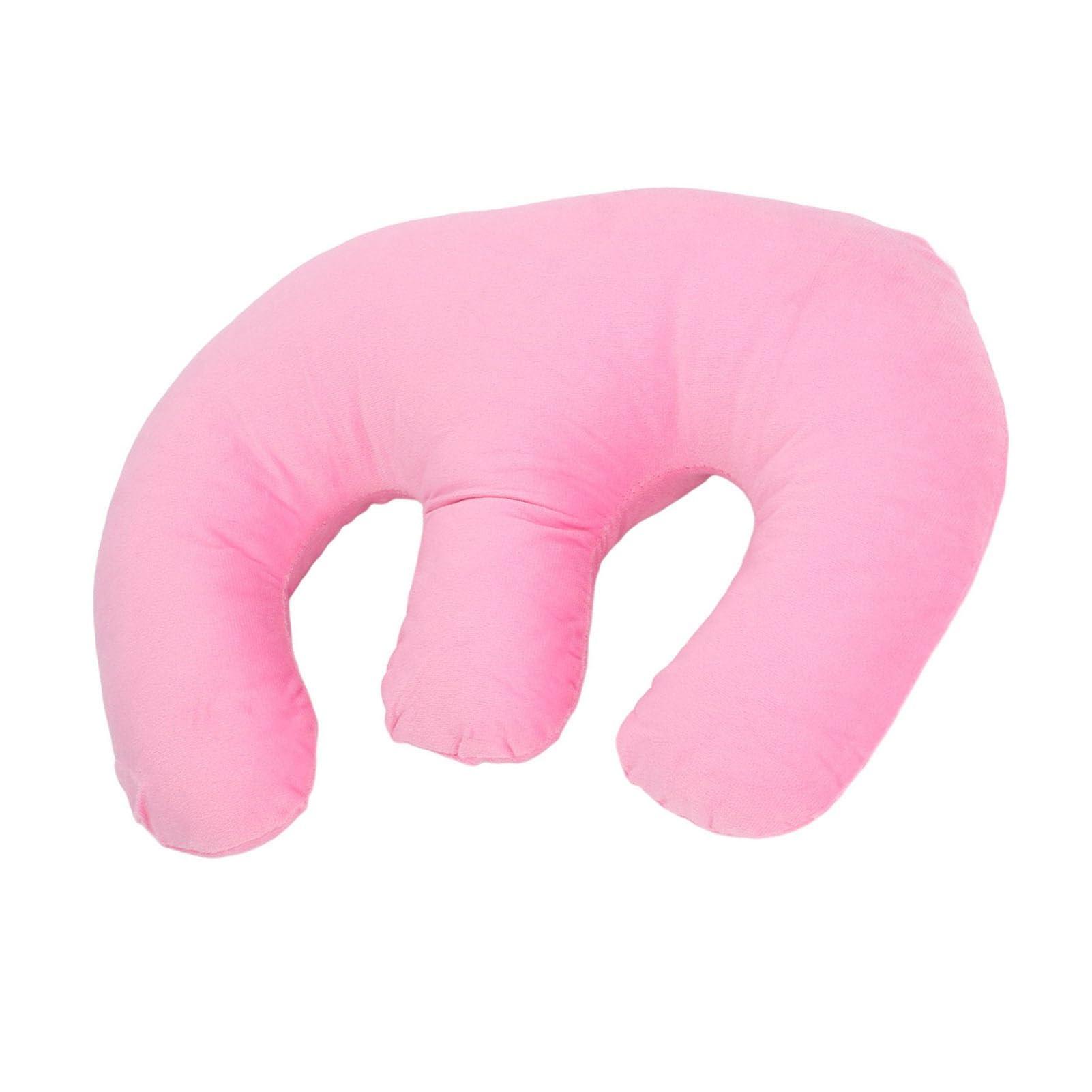 Cosiki Chest Pillow, Massage Table Pillow Women Chest Pillow Wrinkles Prevention Soft Massage Table Chest Cushion Pad with Removable Cover for Spa Salon