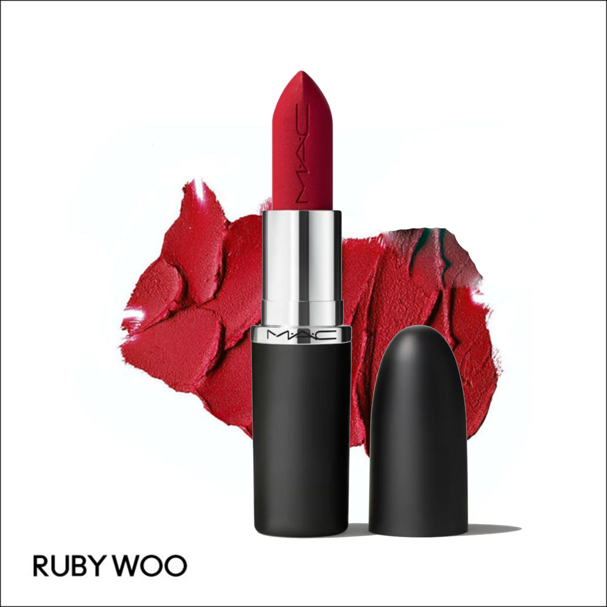 MAC MAC Macximal Silky Matte - Ruby Woo for Women - 0.11 oz Lipstick