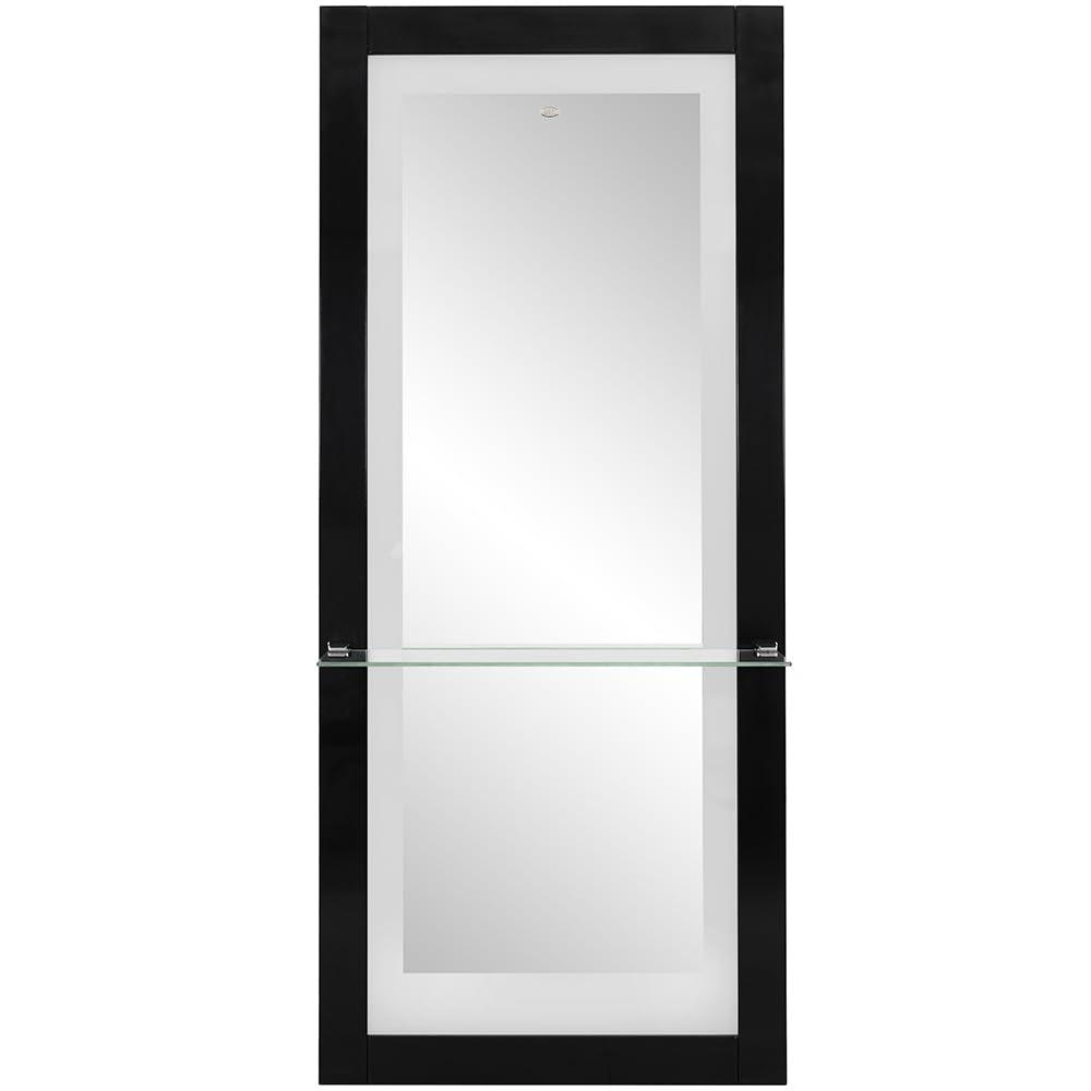 Dir Dir Salon Mirror Hair Salon Styling Wall Mount Salon Station Luna in Black