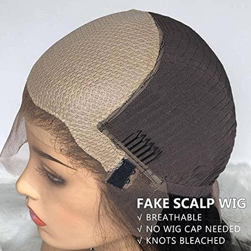 Trodalo Fake Scalp Method DIY Materials 1/2 Yard Wig Cap Net lace frontal Wigs Making Sewing Base Foundation Hairnets Accessories Lace Caps (lighter Skin)