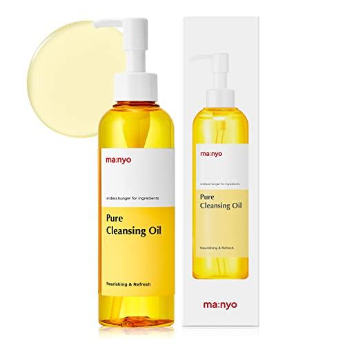 MA:NYO MANYO FACTORY Pure Cleansing Oil 6.7 fl oz (200ml) Korean Facial Cleanser, Blackhead Melting, Daily Makeup Removal with Argan Oil, for Women