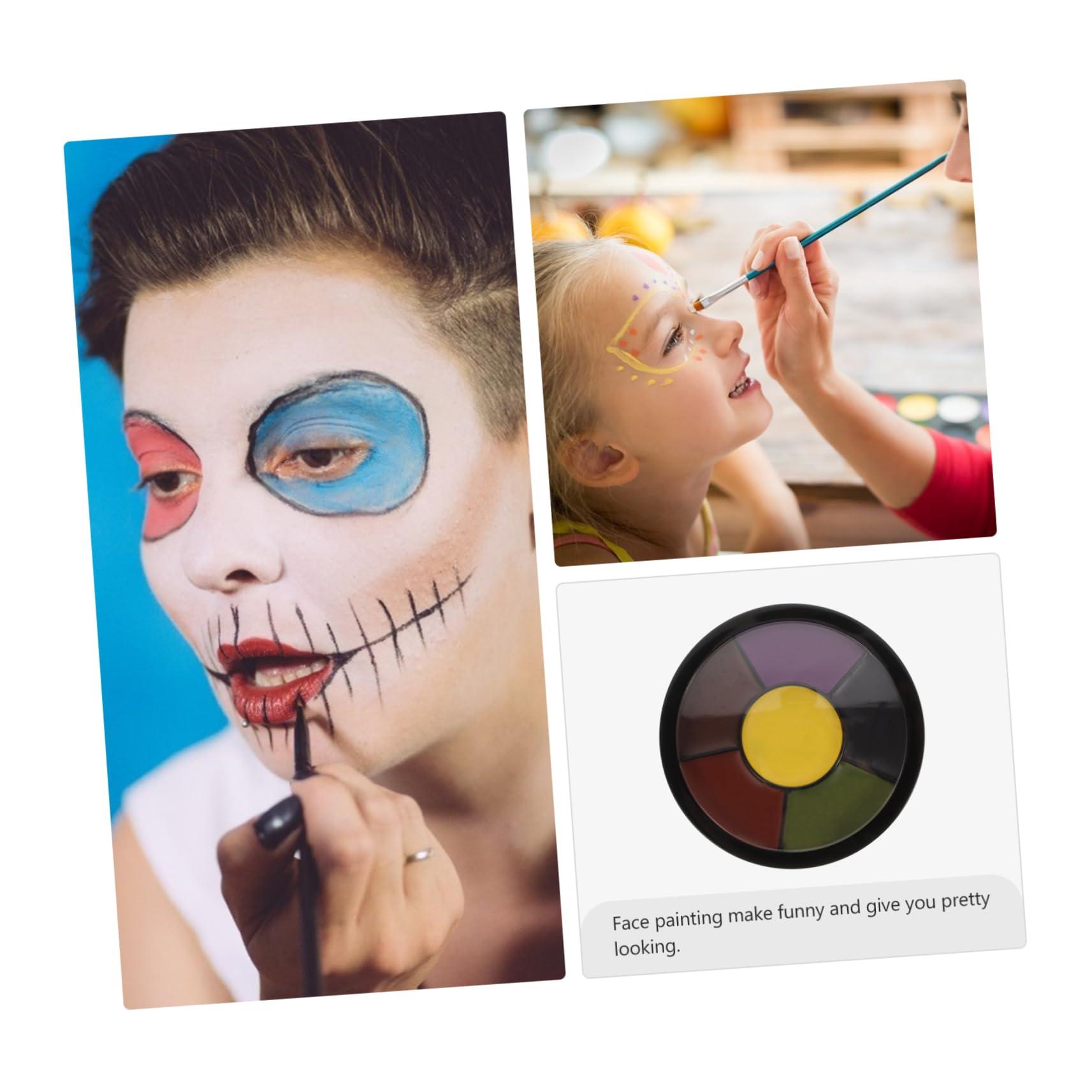 NOLITOY NOLITOY 2 Pcs Halloween Simulated Makeup Products Face Paint for Women Men Wound Cosmetic Kit