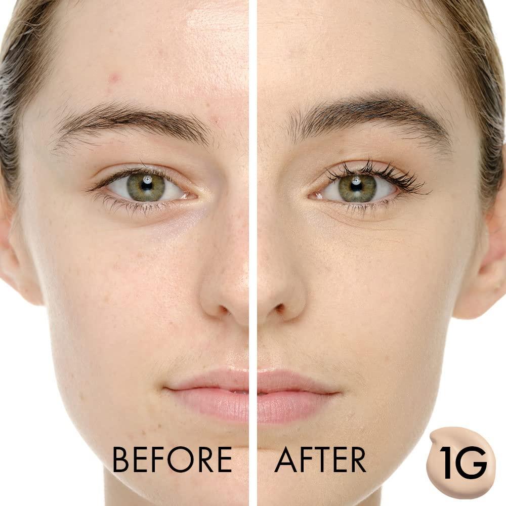 Veil Cosmetics Veil Cosmetics Complexion Fix Liquid Foundation  Buildable Coverage  Water-Resistant, Hypoallergenic, Oil-Free, Cruelty-Free & Vegan  Lightweight & Brightening  Long Lasting (1G Porcelain Gold)