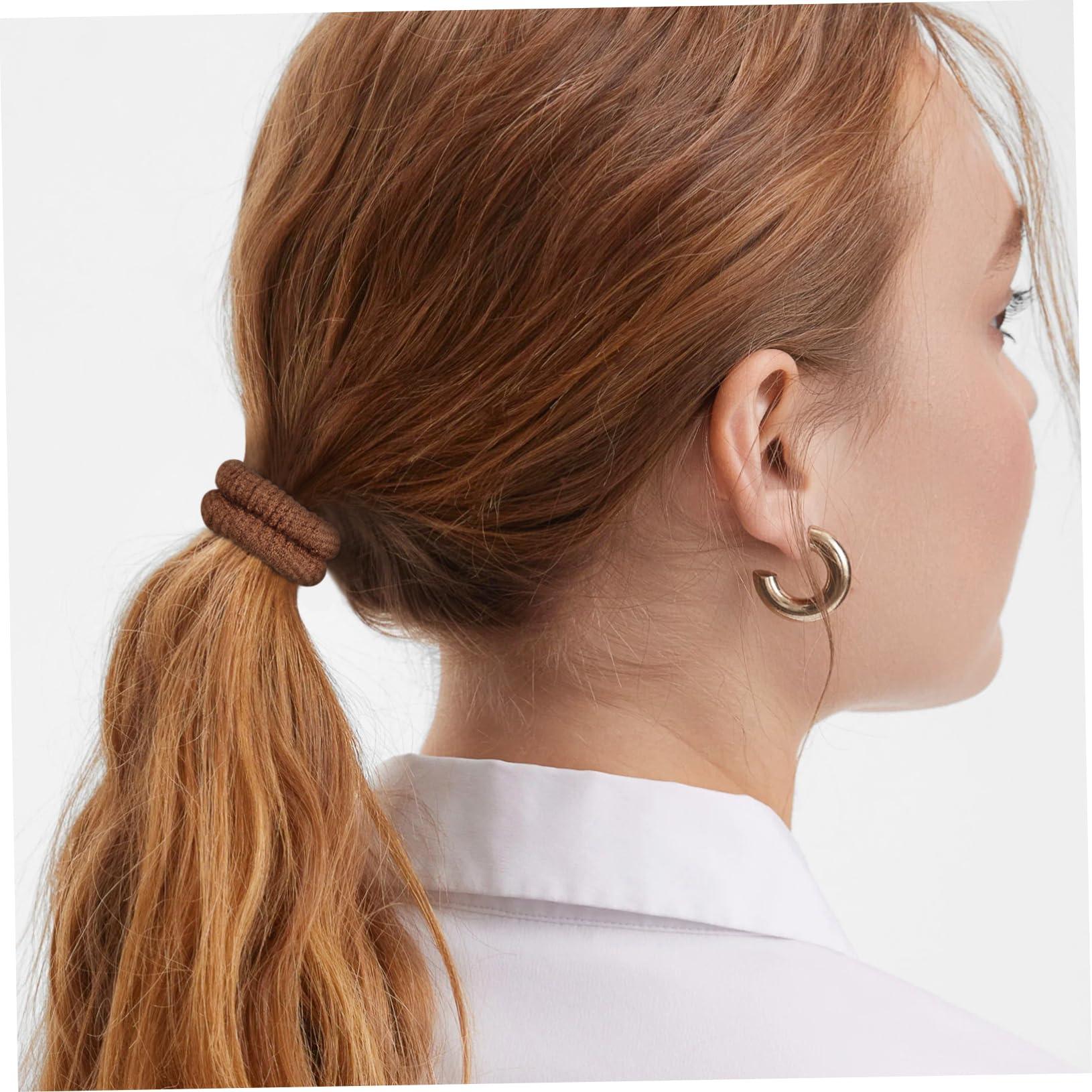 WOFASHPURET WOFASHPURET 10 Pcs Hair Band Set Hair Ties Hair Tie Band Clear Hair Elastics Clear Elastic Hair Bands Hair Tie Organizer Hair Bands for Women Hair Ribbons Hair Ties No Damage Elastic Band